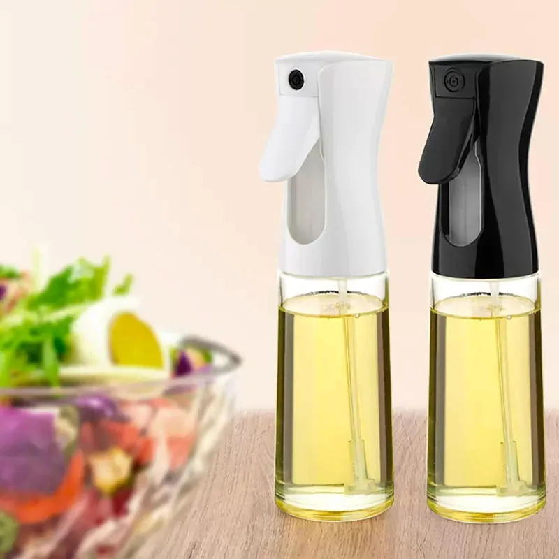 200ml Glass Bottle Oil Sprayer for Cooking, Salads, BBQs, Baking, Frying and Air Fryer, Continuous Spray with Portion Control