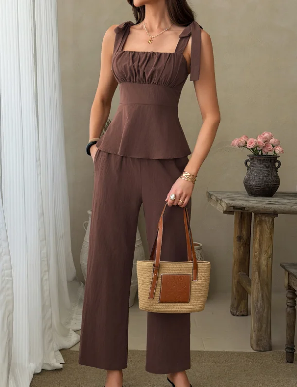 Conjunto Feminino de Duas Peça - Pocket Square Set avaliação e preço