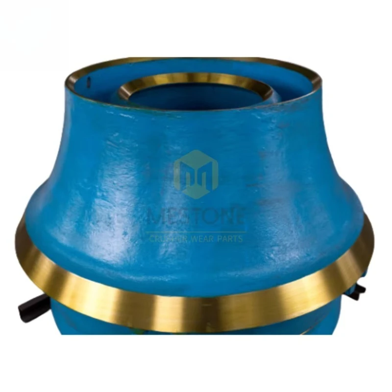 قطع غيار كسارة مخروطية CH440 CH660 من المصنع ملحقات بطانة وعاء من الصلب المنغنيز العالي للتعدين #5