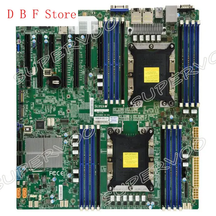 

MBD-X11DPH-T-B Dual LGA3647 C622 4TB RDIMM/2TB DCPMM PCIE M.2 VGA Dual LAN E-ATX Server Motherboard X11DPH-T