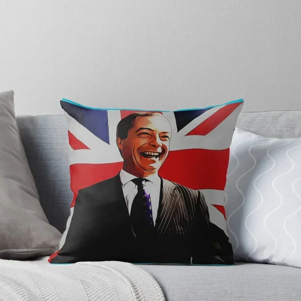 Nigel Farage Design Throw Pillow Sofas Covers pillow cover luxury home decor items Luxury Sofa Cushions pillow