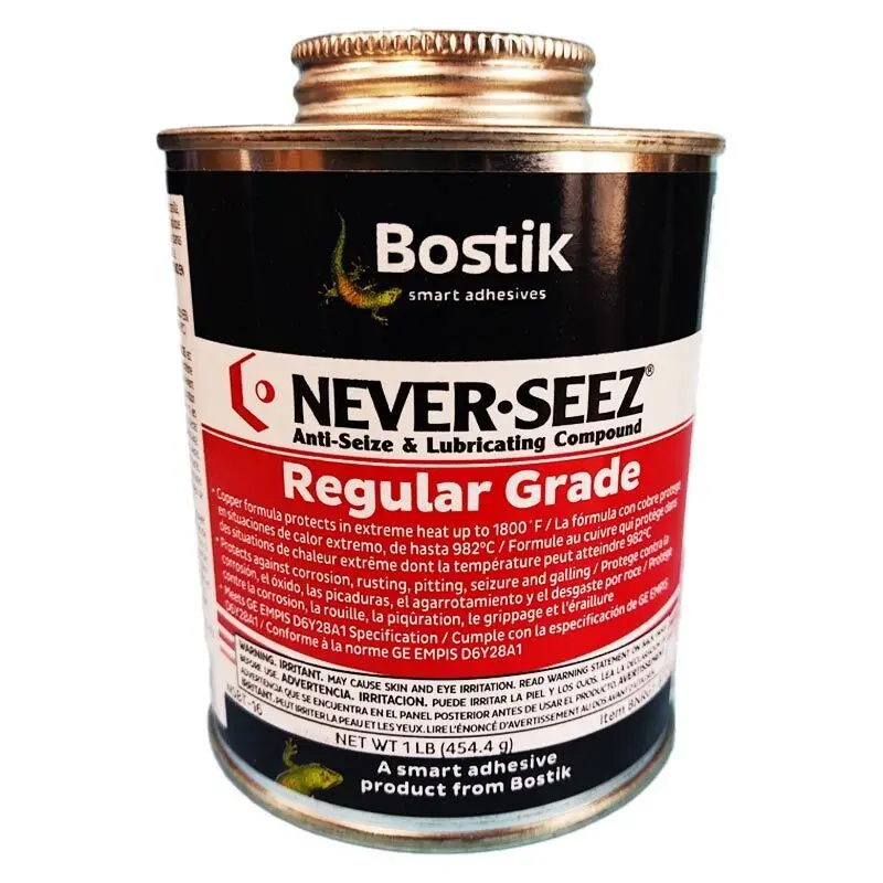 Bostik Never-Seez عادي الصف 1LB زيوت التشحيم لتجميعات الجوز والمسمار