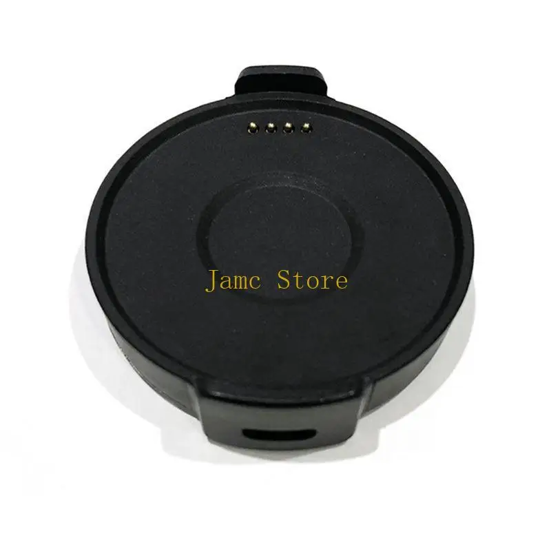 LX0B لـ USB Cradle Smartwatch Power Adapter Dock Stand Black