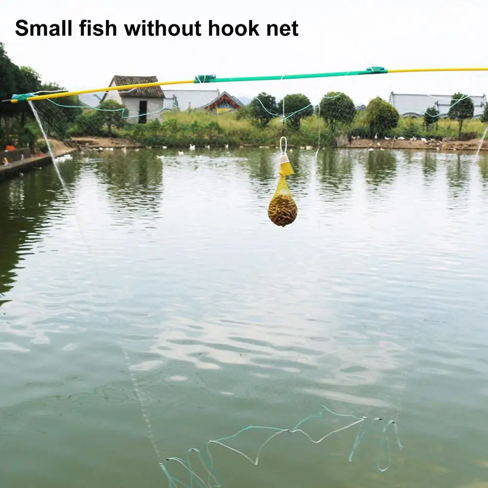 Fishing Net Excellent Strong Bearing Capacity Practical Fine Small Carp Net Fishing Accessories for Water Area