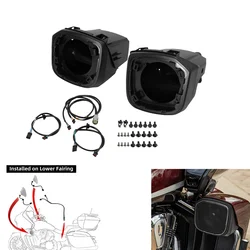 Lower Fairing Speakers Wiring Harness For Indian Challenger Dark Horse 2020 Pursuit Limited 2022 2023 2024 Motorcycle