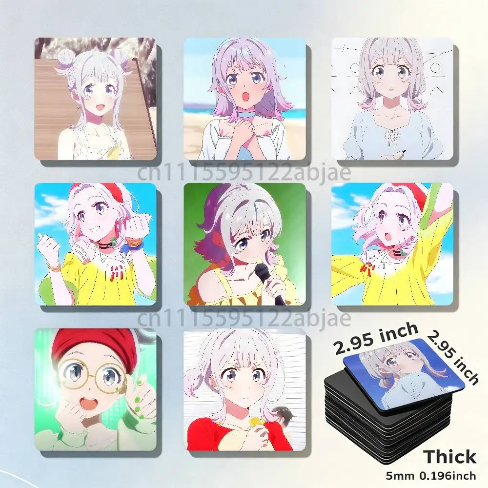 Imau Nagisa S-SELECTION PROJECT New PVC Fridge Magnet for Cartoon Refrigerator Decor For Child Magnetic Toy