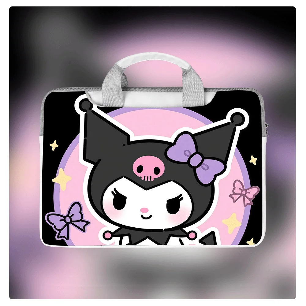 

Hello Kitty Kuromi Portable Laptop Bag Protective Cover for Macbook 12 13 14 15.6 16 Inch Macbook Air Asus Huawei Briefcase Gift