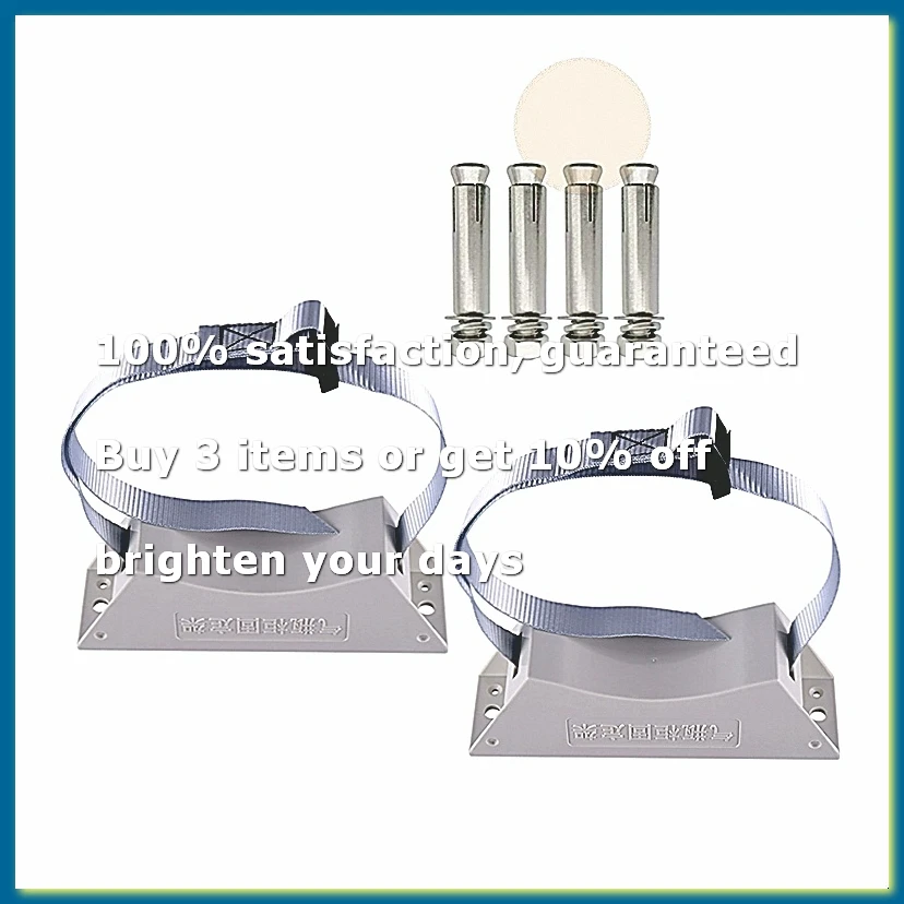 2Pcs Propane Tank Holder, Gas Cylinder Holder,Cylinder Wall Mounted Bracket,Gas Cylinder Holder for Rv Water Softener,B