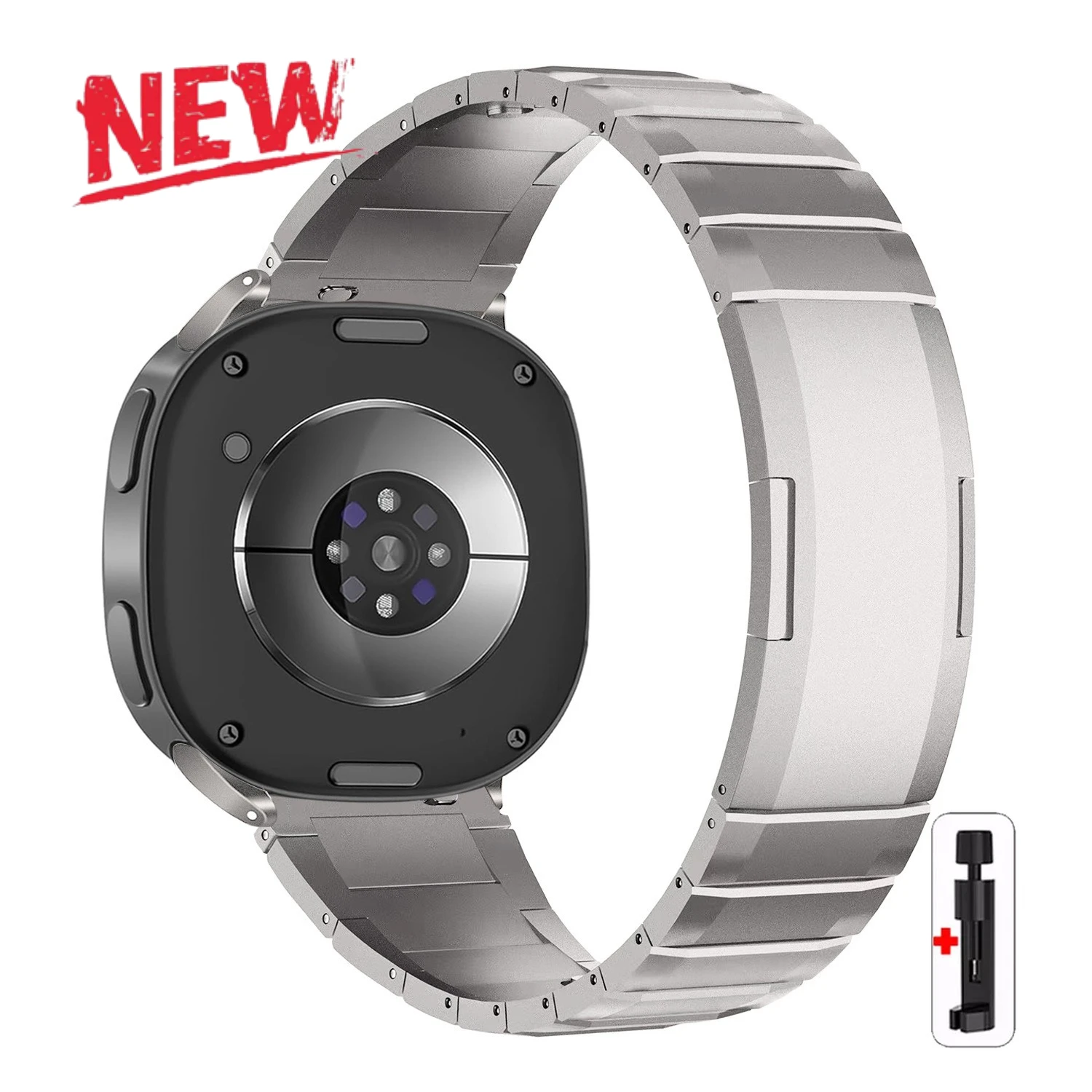 

Luxury Stainless Steel Strap For Samsung Galaxy Watch 8 /8 Classic 40/44/46MM Metal Band For Samsung Watch Ultra 47mm Bracelet