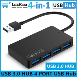 High-Speed USB 3.0 Hub 4 Port MultiFunction USB HUB Adapter Expander Splitter Plug & Play For PC Compatible with Various Systems