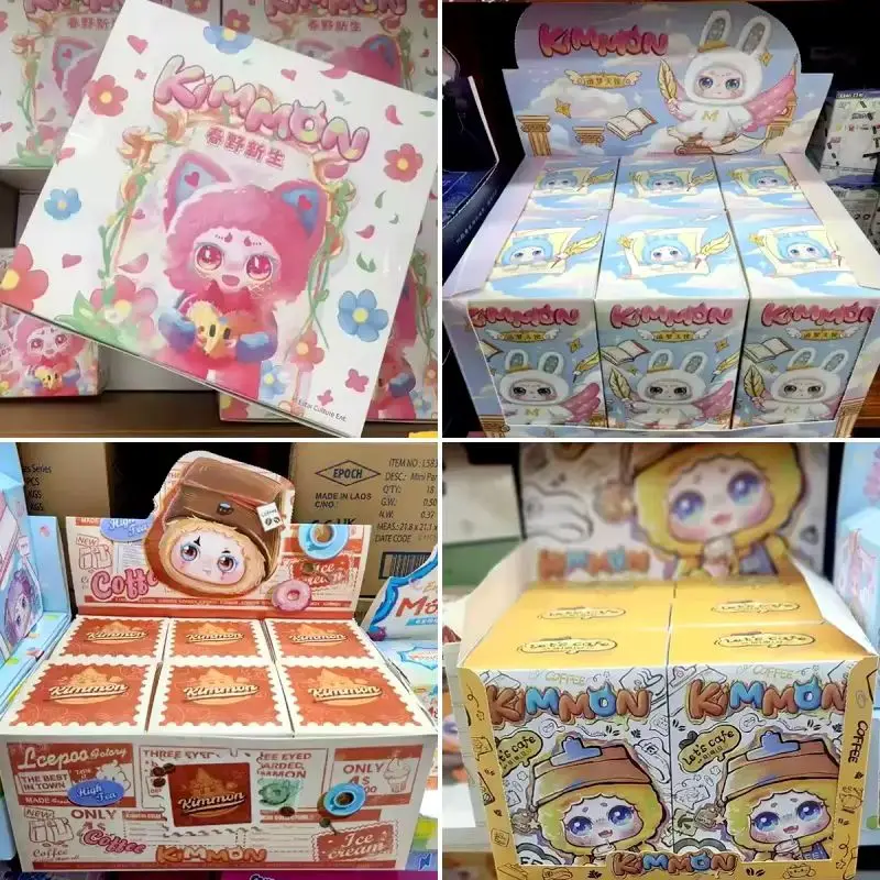Quente original kimmon primavera crescimento série caixa cega bonito dos desenhos animados anime figura pingente boneca brinquedos presente surpresa de aniversário das crianças
