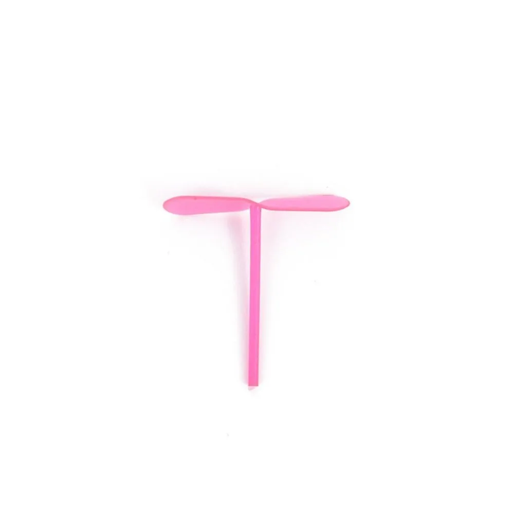 20 pz/set elica di libellula di plastica Classic Fun Hand Push elica volante tradizionale colore casuale Mini Bamboo Dragonfly Toy