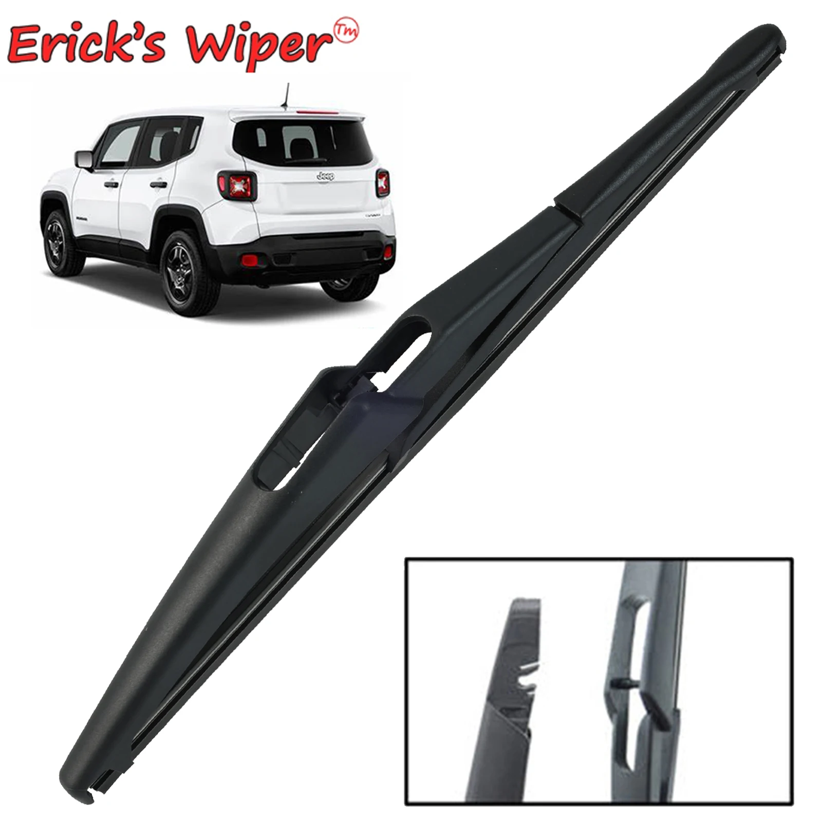 

Erick's Wiper 10" Rear Wiper Blade For Jeep Renegade BU 2014 - 2023 Windshield Windscreen Clean Tailgate Window Car Rain Brush