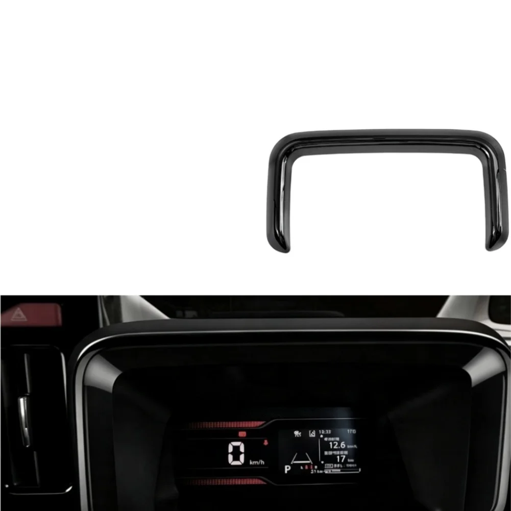 Dashboard Decorative Frame for Suzuki For Spacia For Custom M K04 2024 LHD ABS Plastic Interior Trim Black Carbon