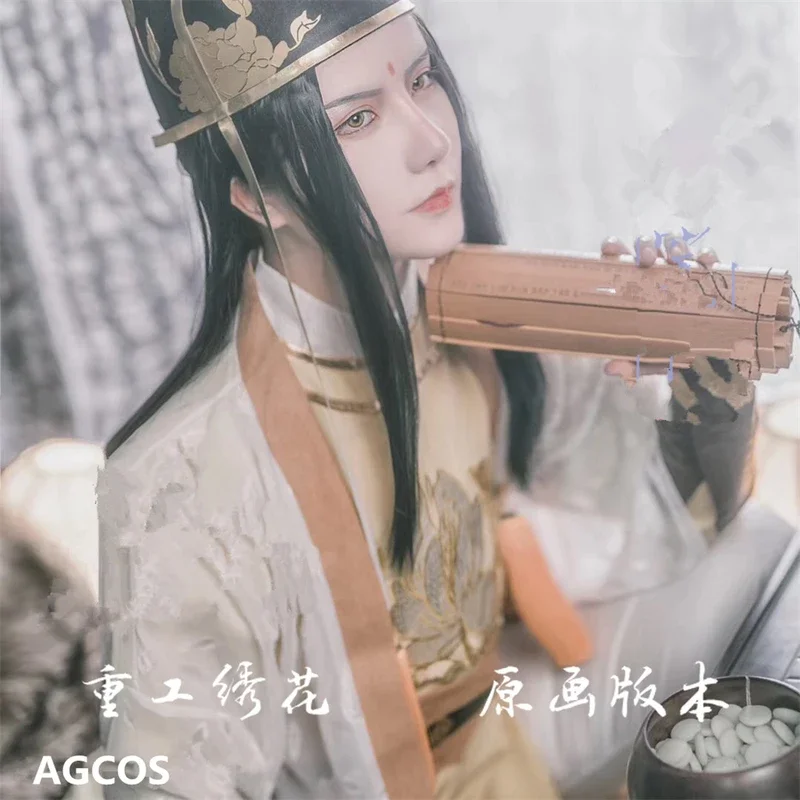 

Костюм для косплея аниме AGCOS Mo Dao Zu Shi Jin Guangyao, костюмы для косплея Цзинь Гуан Яо МО дао ЦЗУ