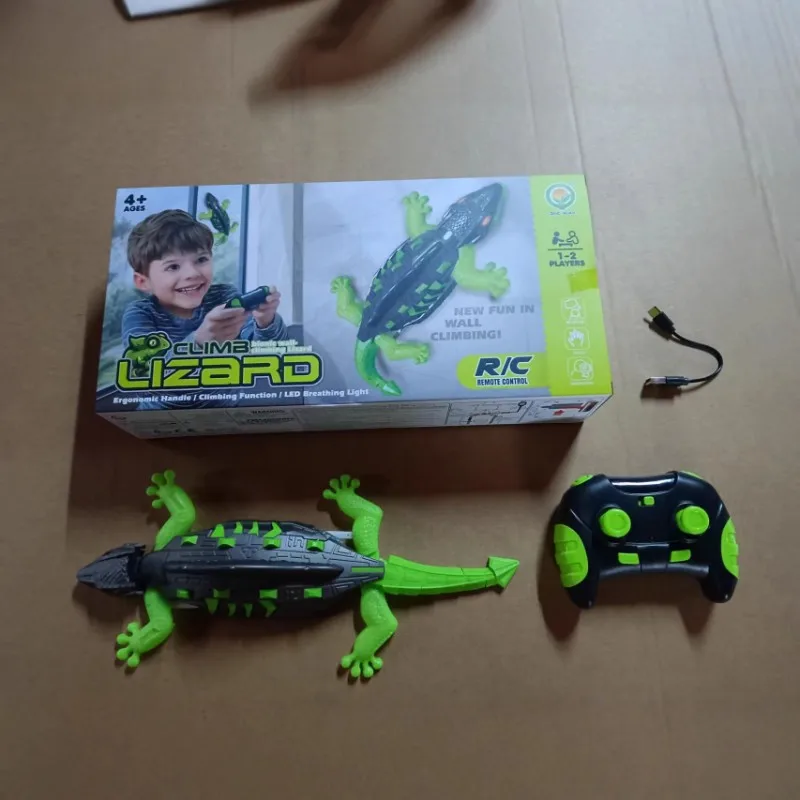 Wand-Crawler-Gecko, realistischer Wandkletterroboter, ferngesteuertes RC-Tier, wiederaufladbares Geschenk für Jungen und Mädchen