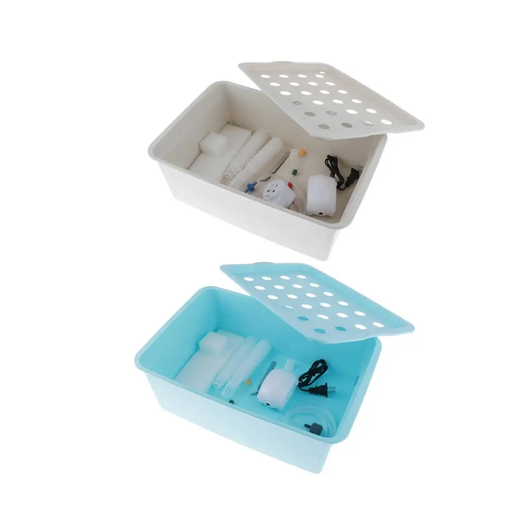 

24 Holes Small Plant Hydroponic System Cabinet Box Grow Kit Indoor Garden