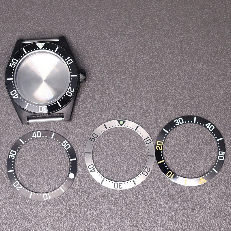 

40mm High Quality Watch Case Sapphire Glass For NH35 NH36 NH34 NH70 Movement Mod Black Tiger Whale Watch Accessories 28.5mm Dial