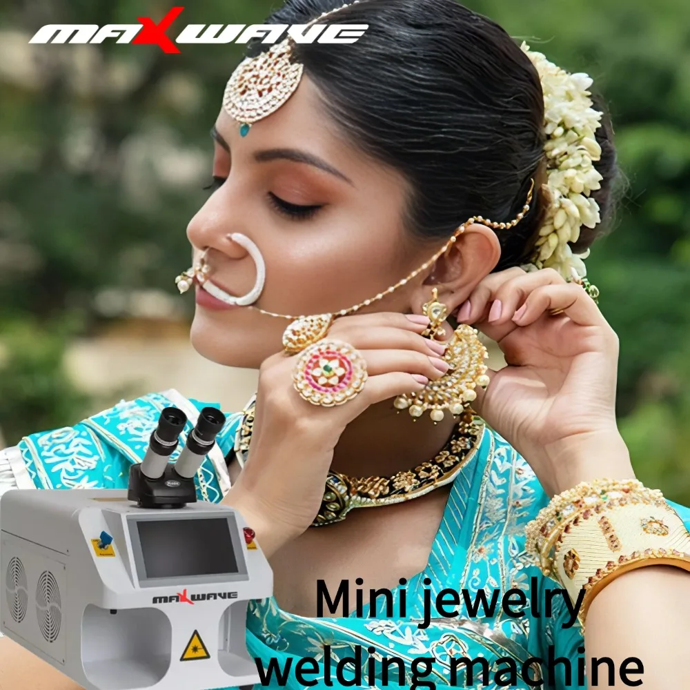 

Jewelry Gold Laser Welder Portable Mini Screen Watch strap repair Laser Welding Machine Desktop 200W Handheld Soldering Machine