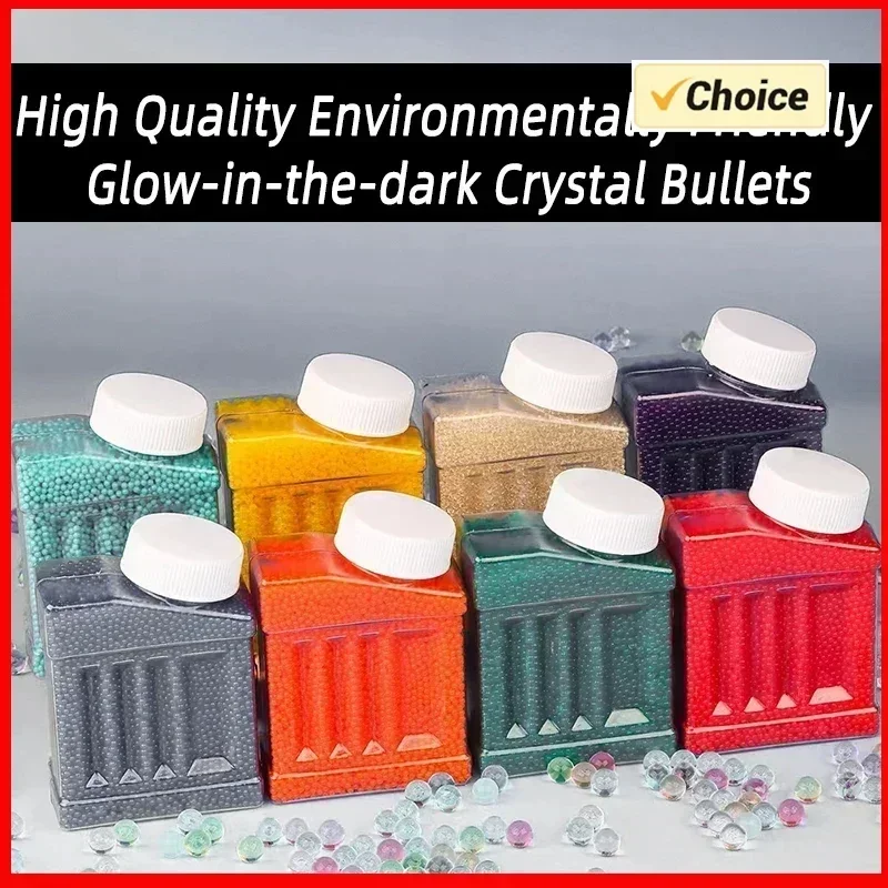 HOTHot 100000 7-8 มม.Blaster เจลปืนกระสุนสําหรับ Glock ปืนพกปืนของเล่นน้ําลูกปัด Ak47 Gelblast M416