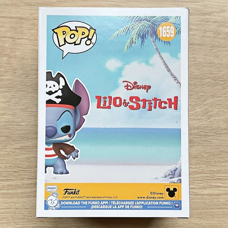 Funko Pop! Original Disney Lilo & Stitch Pirate Stitch #1659 Vinyl Figure Collectible Model Desktop Ornament Toy Gift for Fans - view 2