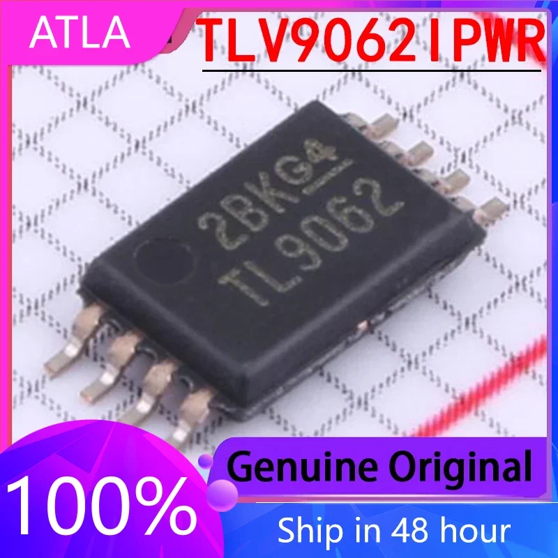 10PCS New TLV9062IPWR Screen Printed TL9062 Package TSSOP8 Operational Amplifier Original Stock