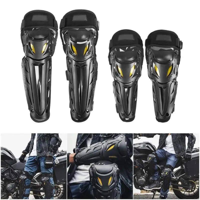 Secure Elbow Guards For Outdoor Cycling Knee Elbow Pad Ventilated Fabric And Adjustable Fasteners 24BD
