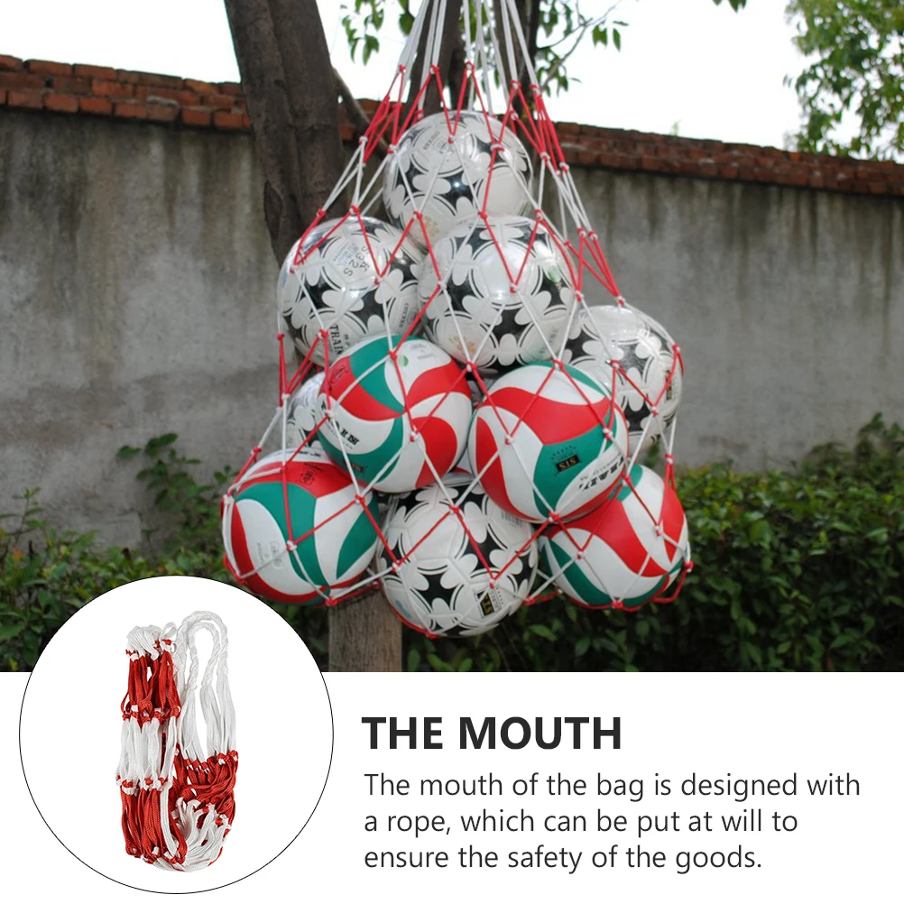 

Sports Equipment Ball Net Bag Individual Football Soccer Storage Nylon for Balls