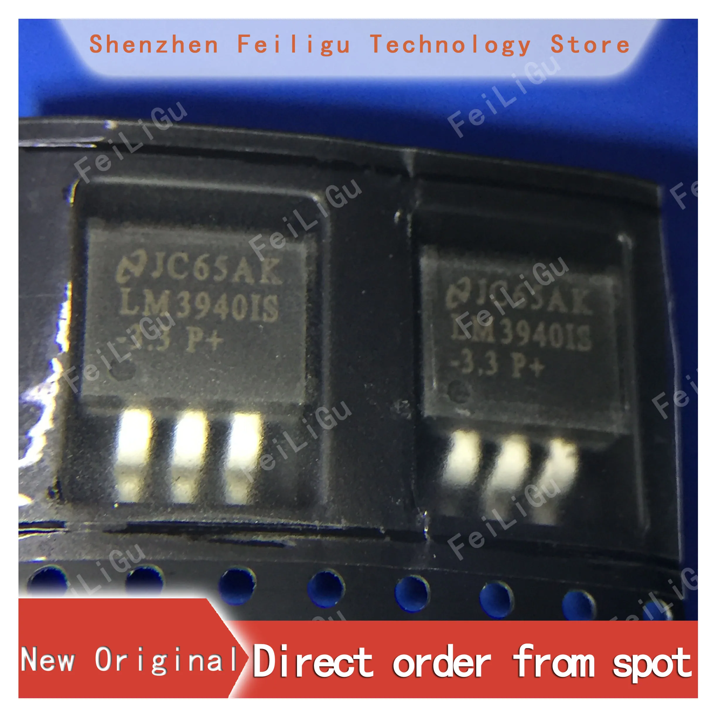 

5/15/30/50Pieces 100% New original LM3940ISX-3.3/NOPB LM3940ISX-3.3 LM3940IS-3.3 LM3940IS Package:TO-263 Linear Regulator Chip