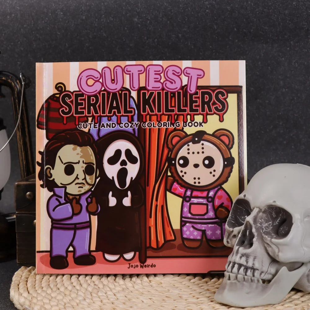 Adult decompression coloring book, with suspense scene as the theme, relax and decompress, improve creativity