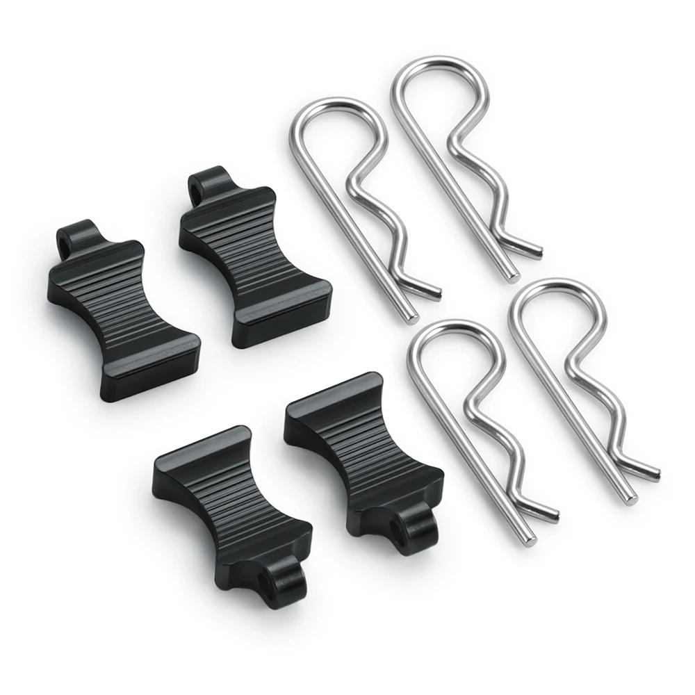 AXSPEED 4PCS RC Car Shell Body Clips Pins Housing Latch R Buckles Fixed for 1/6 RC Crawler Car Axial SCX6 AXI05000 Upgrade Parts