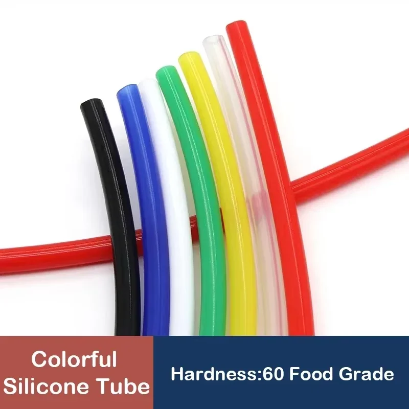 ID 1 2 3 4 5 6 7 8 9 10 mm Silicone Tube Flexible Rubber Hose Food Grade Soft Drink Pipe Water Connector 1 Meter