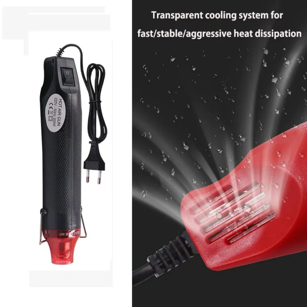 220/110V Hot Air Gun US/EU Plug Handheld Heat Electric Power Tool Mini Soldering Temperature Crafts Blower Seat Shrink DIY Tool