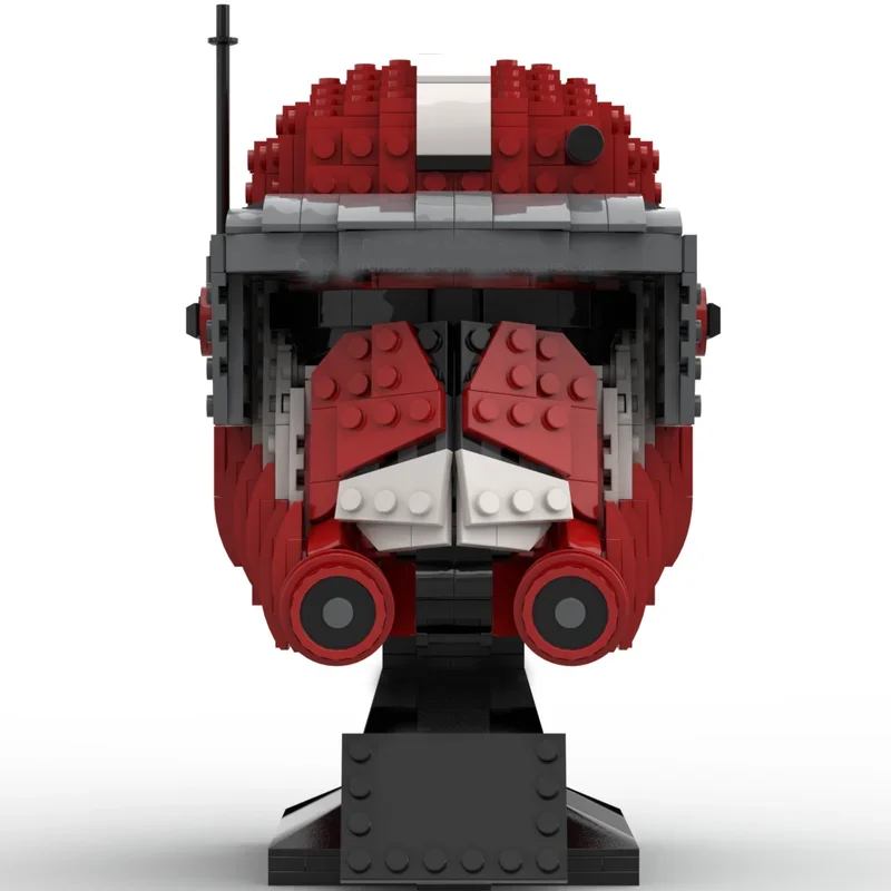Moc 754 Pieces Star Battle Commander Fox Helmet Model Building Blocks DIY Educational Assembly Children's Gift (Helmet Lovers)