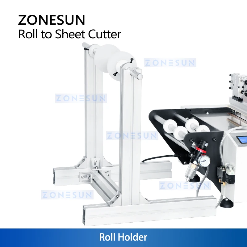 Zonesun Automatic Roll to Sheet Cutting Machine Paper Roll Cutting Machine PVC Non Woven Roll EVA Cutter ZS-DBC300