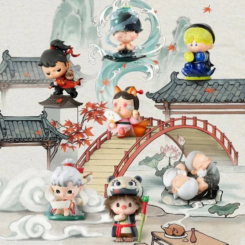 

Authentic Ono Dimoo Wushuang Town 14th Anniversary Blind Box Trendy Play Cute Handmade Collection Desktop Decoration Surprises