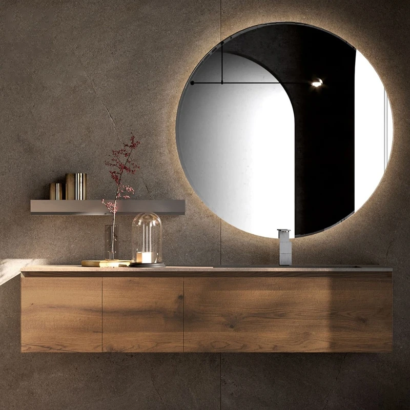 George Group Customized Simple Design Wall Mount Bathroom Vanity AbiCnets Bathroom Cabinet Vanity With Mirror and Basin