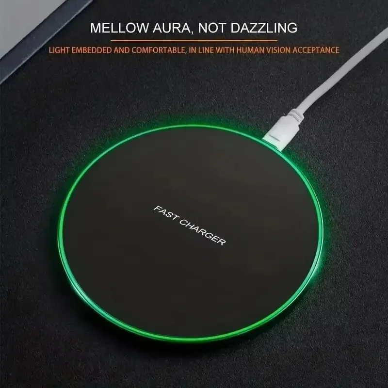 30W Wireless Charger For iPhone 15 14 13 12 X Pro Max Induction Fast Charging Pad Dock Station For Samsung S23 S22 Xiaomi Huawei image 5