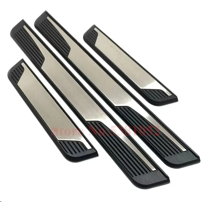 For Changan Uni-k Unik 2022 2021 Stainless Steel Door Sill Kick Protector Guard Scuff Plate Pedal Cover Car Styling Accessories