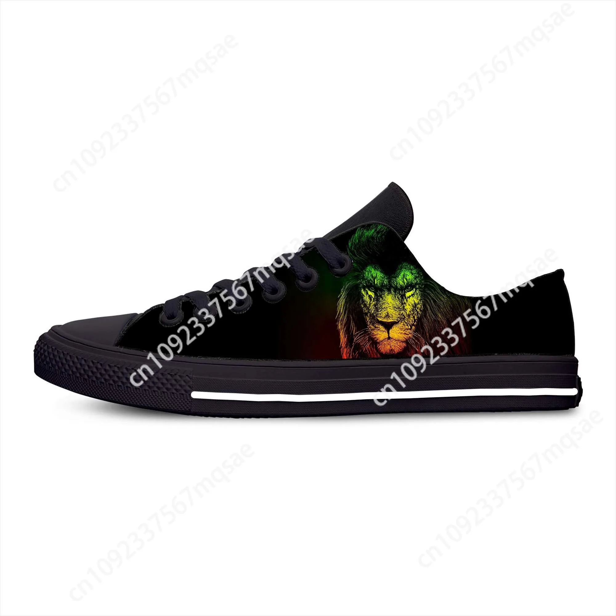 Hot Reggae Rastafarian Rasta Rastafari Lion of Judah Casual Shoes Breathable Men Women Sneakers Low Top Lightweight Board Shoes