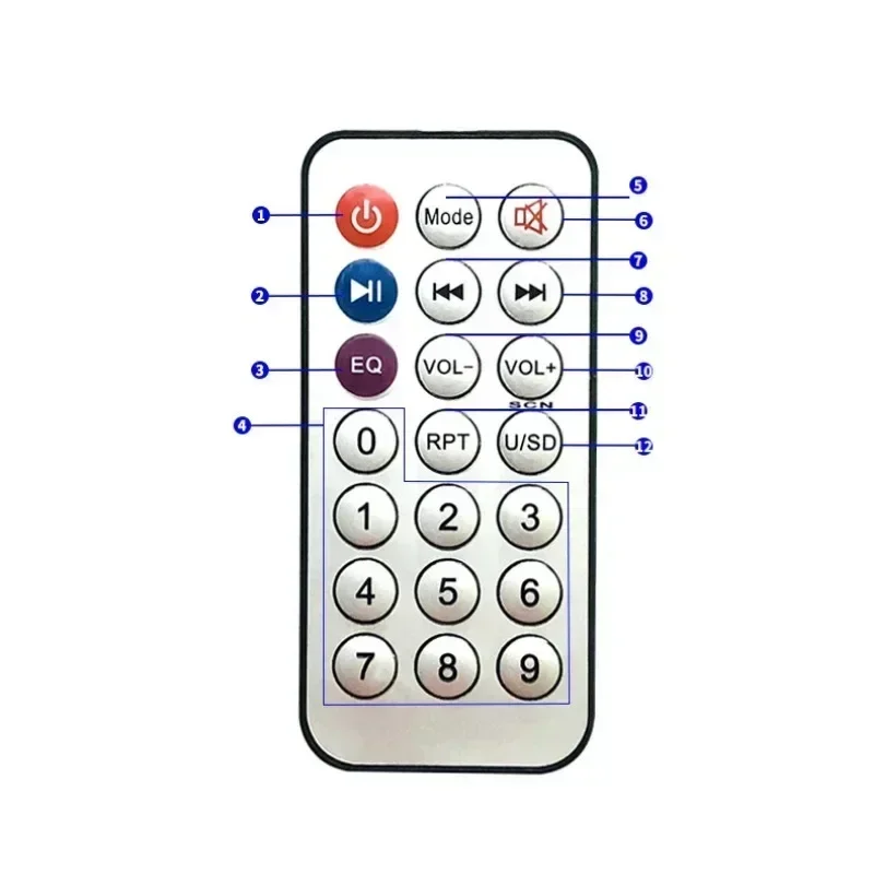 HY-502S i Bluetooth 5.0 Amplificador de potência Suporte Lossless FLAC\WAV\APE Formato de música USB SD Função de rádio FM com controle remoto