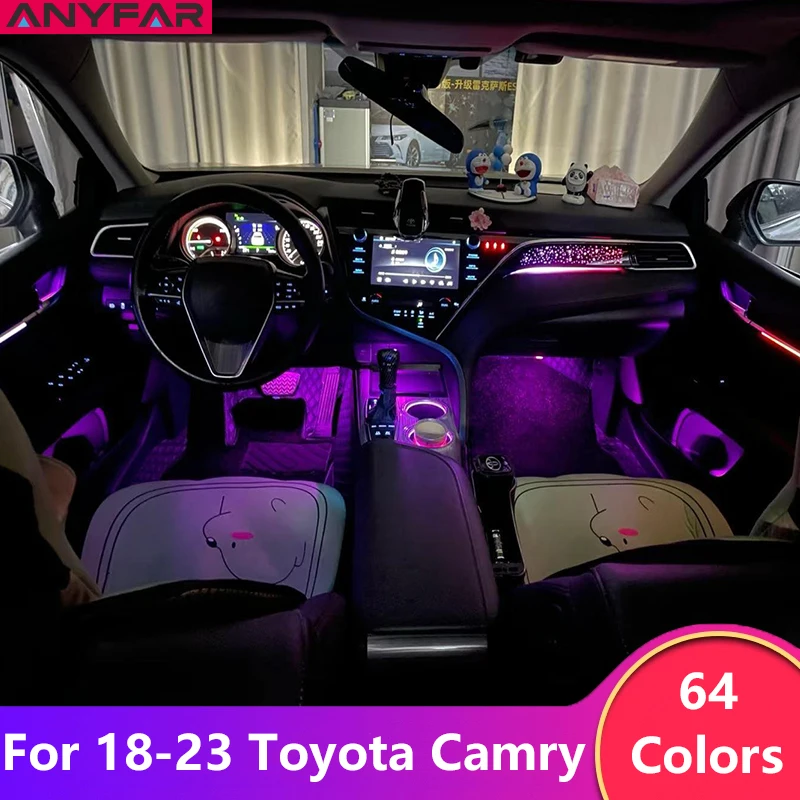 

For Toyota Camry 2018–2023 OEM Mold Vehicle-Specific Fit, Supports App Control & Dedicated