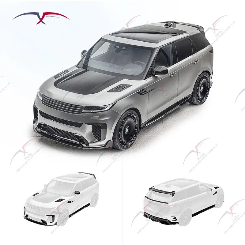 Car Bumper Modification Carbon Fiber Front Lip Rear Spoiler Body Kit for Range Rover Sport 2024-2025 Modified MSY Kit