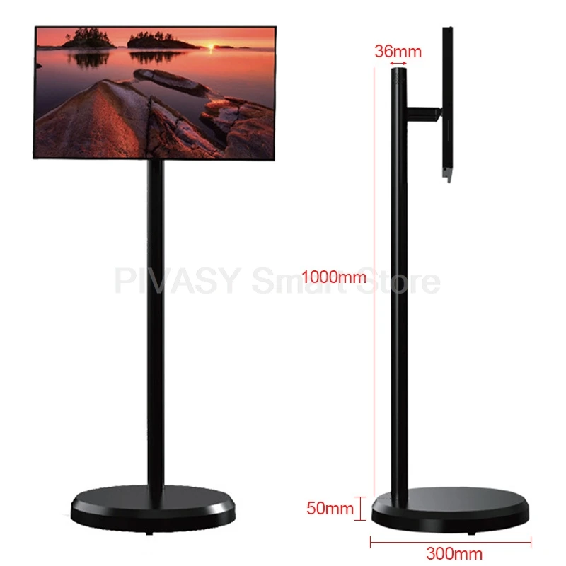 شعبية في الهواء الطلق شاشة تعمل باللمس المباشر 21.5 بوصة أندرويد 12 نظام التلفزيون 6000mAH بطارية الطاقة 4 + 64G تدوير المنقولة التلفزيون الذكي لصالة الألعاب الرياضية