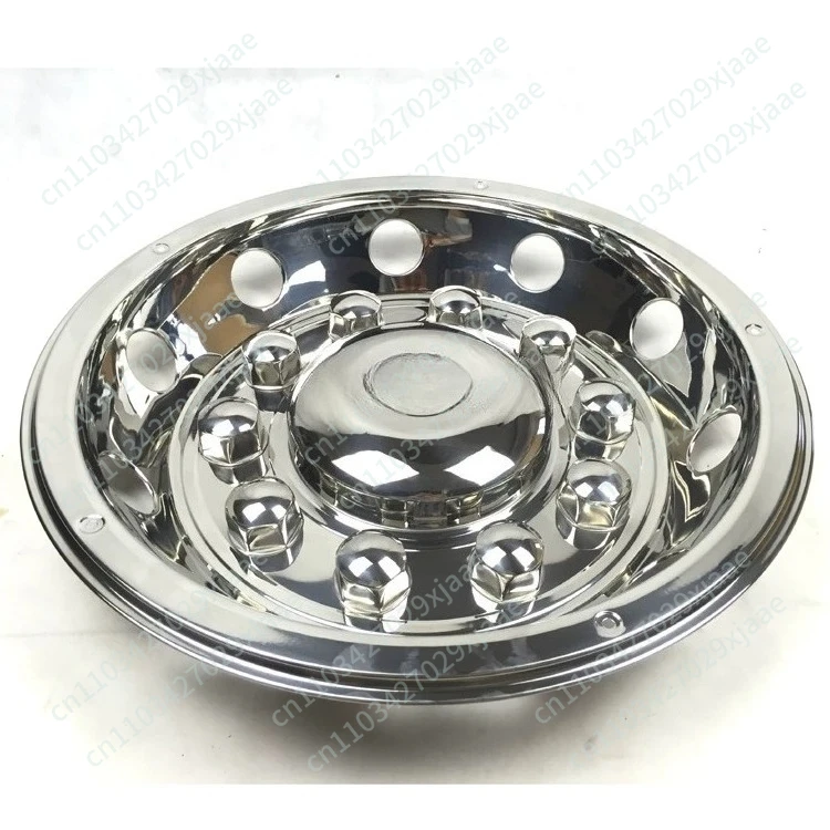 New 10 hole hubcap wheel cover 22.5 inch luxury all-inclusive bus van stainless steel modified car accessories