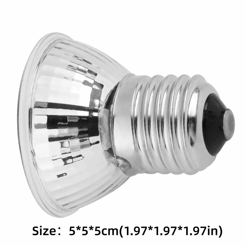 UVB 25 واط حوض السمك مصباح الحرارة 50 واط الطيف الكامل الزواحف مصباح الحرارة 220-240 فولت مصباح الحرارة خزان الأسماك #6