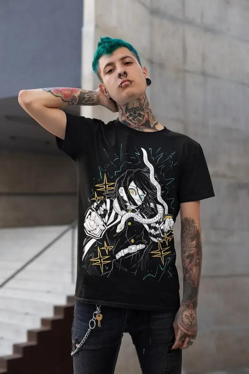 Demon Japanese Shirt, Anime Graphic Tees