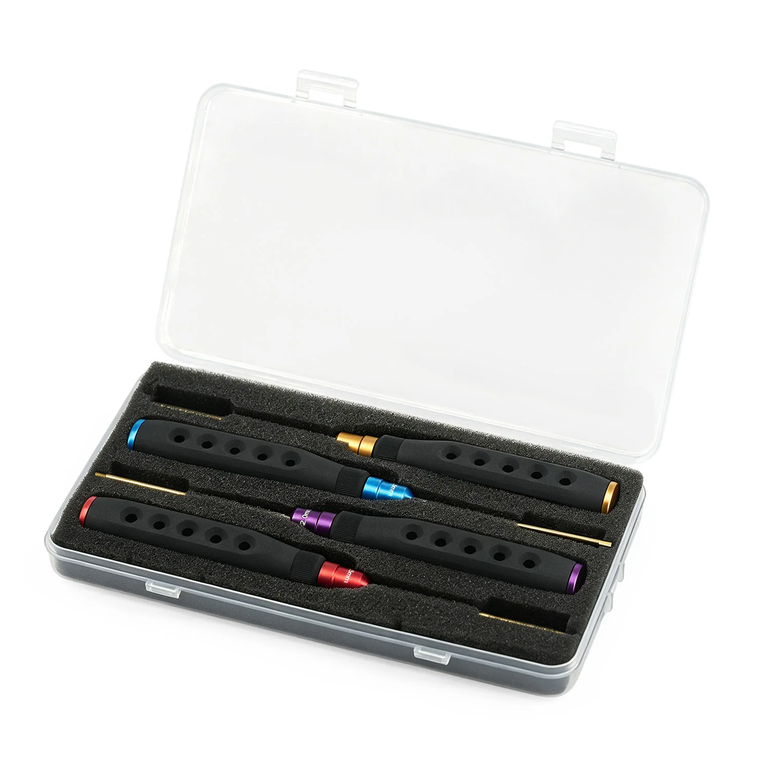 High-Strength Quality Nylon Rubber& Aluminum Alloy Hex 1.5–3.0mm Tool Set 4pcs/set