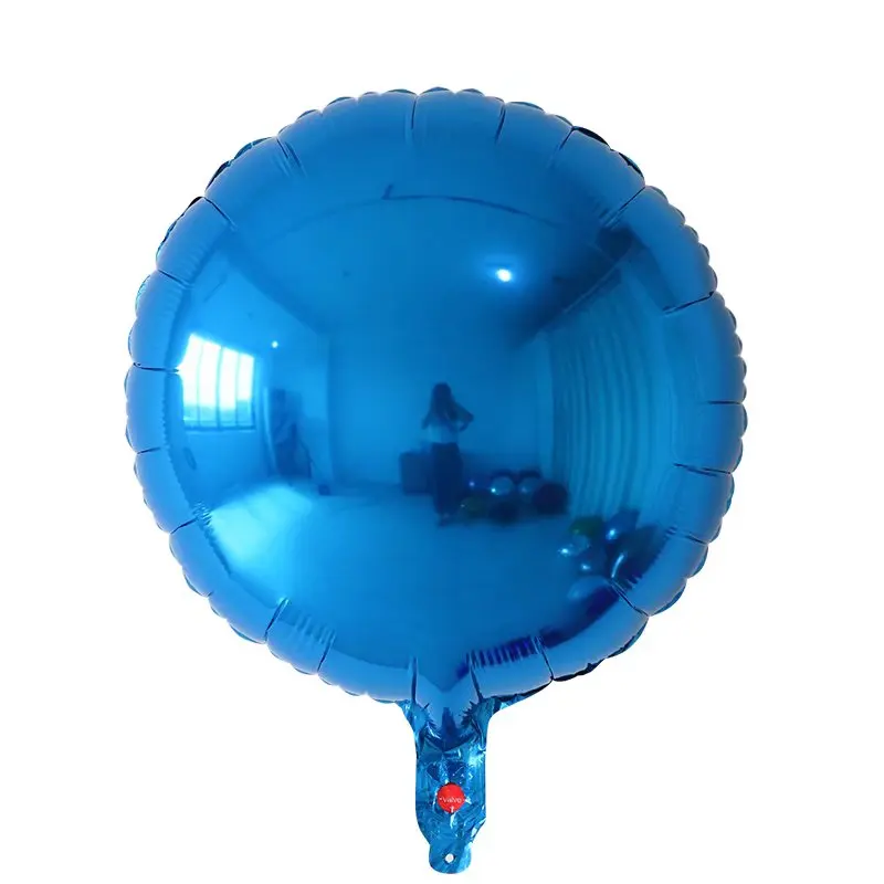 10ks 18inch kolo fleret heliový balónků svatební dekorace narozeniny večírek děťátko sprcha děti nafukovací hraček vzduch globos zásoby