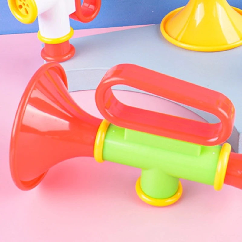 Plastic Trumpet No Battery Musical Baby Toy That Make Sound Stocking Stuffer